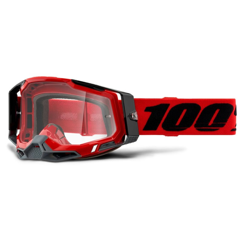 100% Crossbrille Racecraft 2, rot-schwarz, rot-verspiegelt