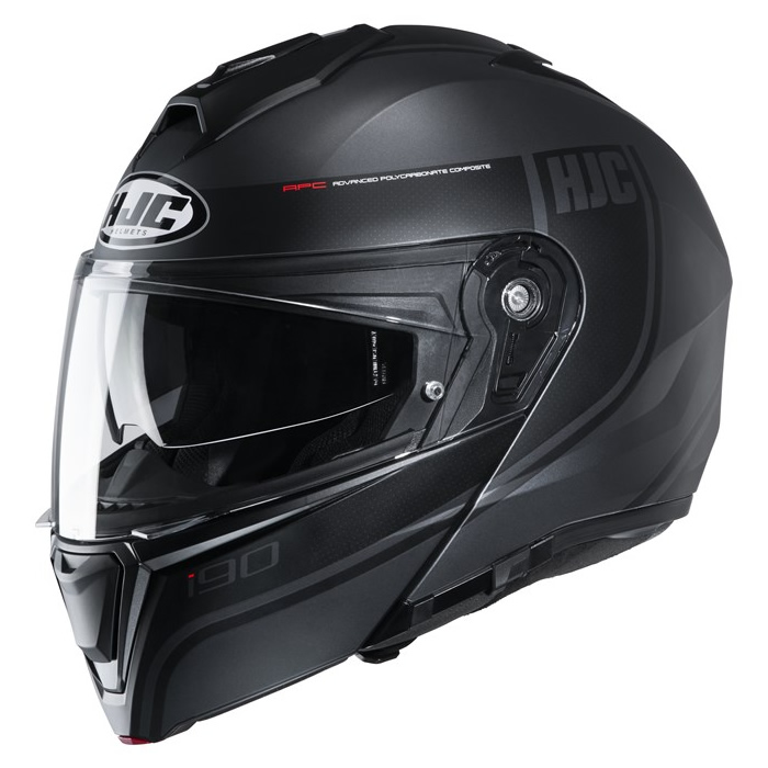 HJC Helm i90 Davan MC5SF, schwarz-grau matt
