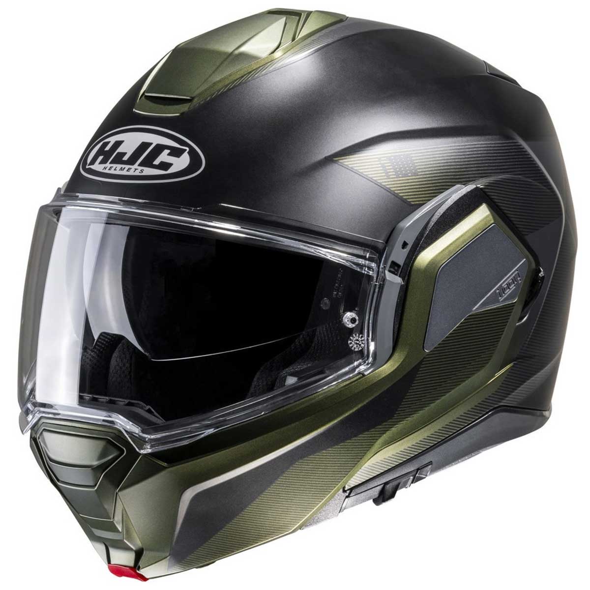 HJC i100 Beston MC4SF Helm, schwarz-olivgrün matt