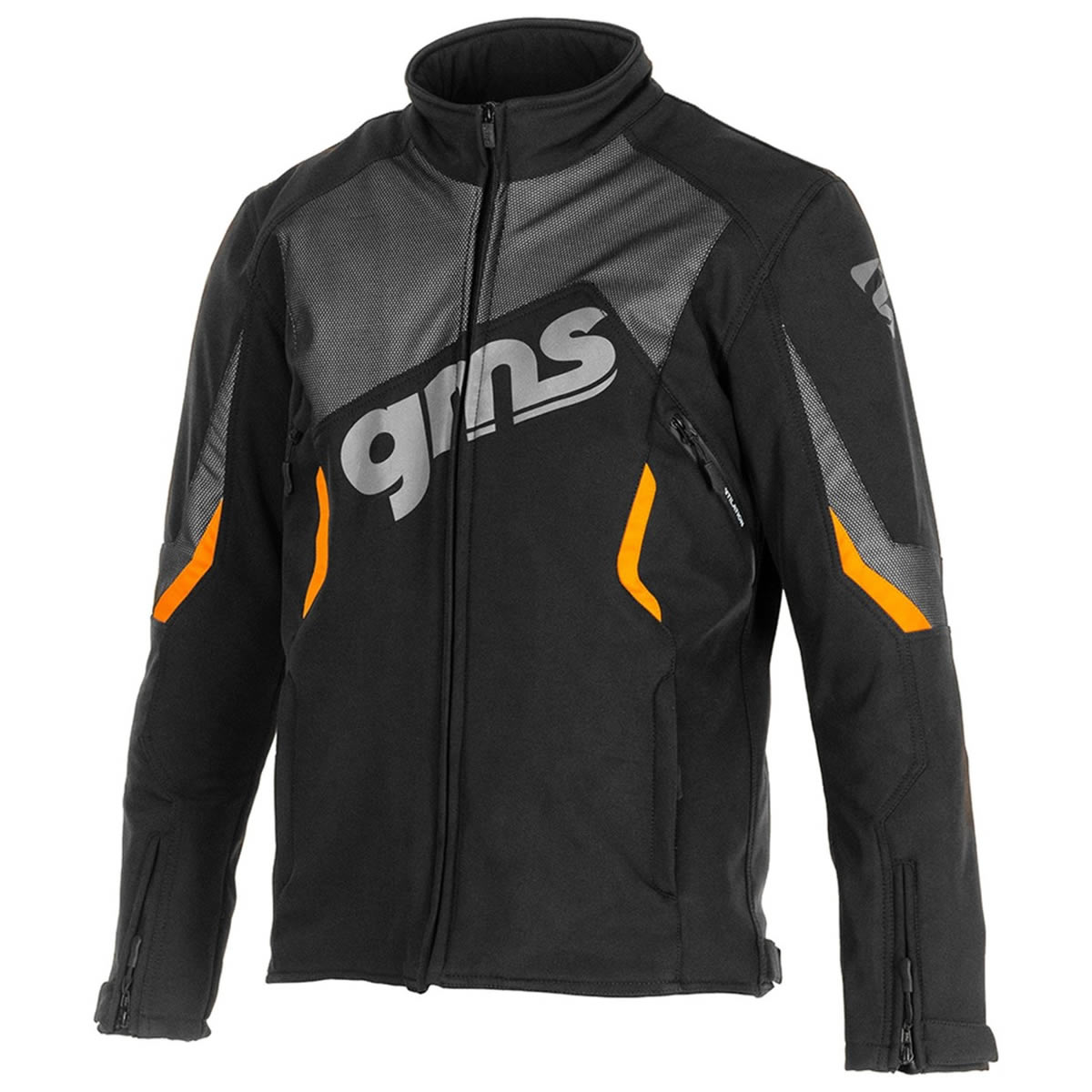 GMS Arrow Softshell-Jacke, schwarz-orange