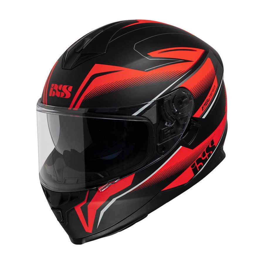 iXS Helm iXS1100 2.3, schwarz-rot matt