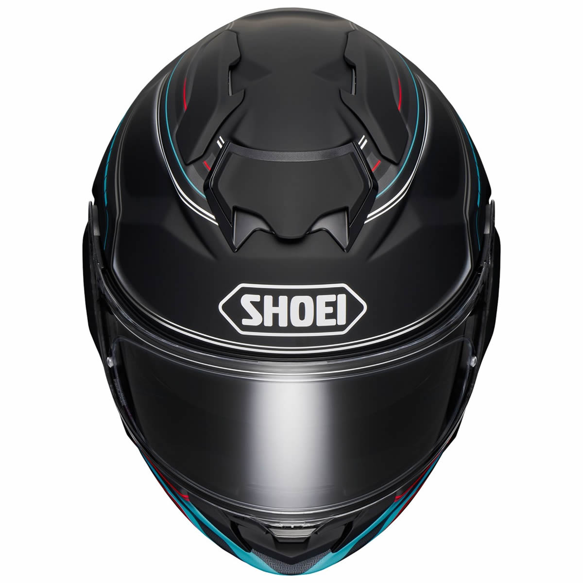 Shoei GT-Air 3 Discipline TC-2 Helm,  schwarz-blau-rot matt