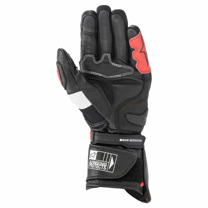 Alpinestars Handschuhe SP-2 v3, schwarz-weiß-hellrot