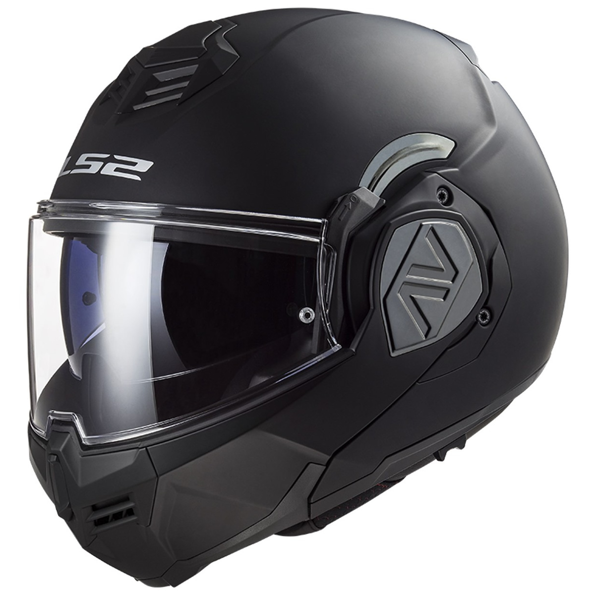LS2 Helmets Klapphelm Advant Solid FF906, schwarz matt