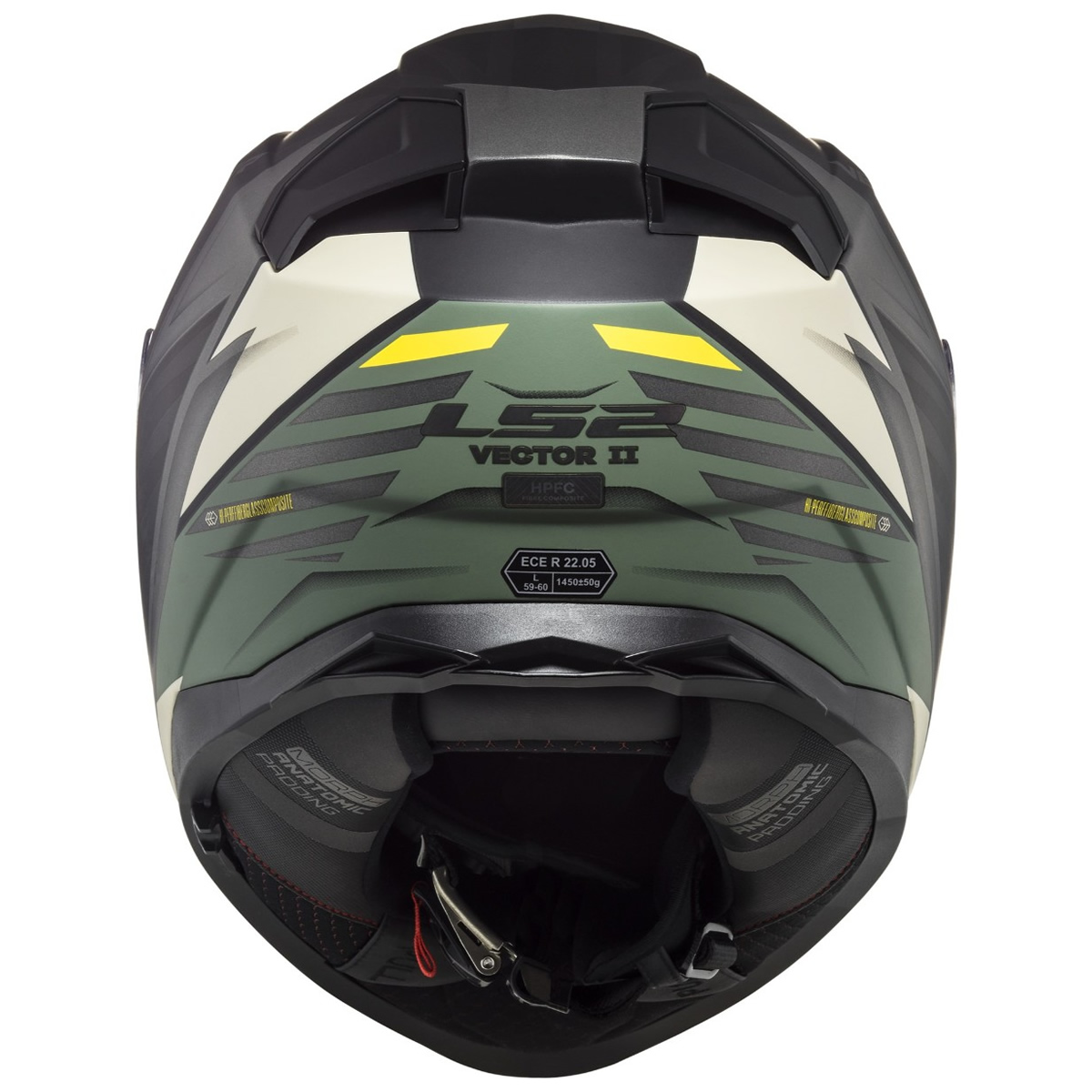 LS2 Helmets Helm Vector II Absolute FF811, schwarz-silber-titan matt