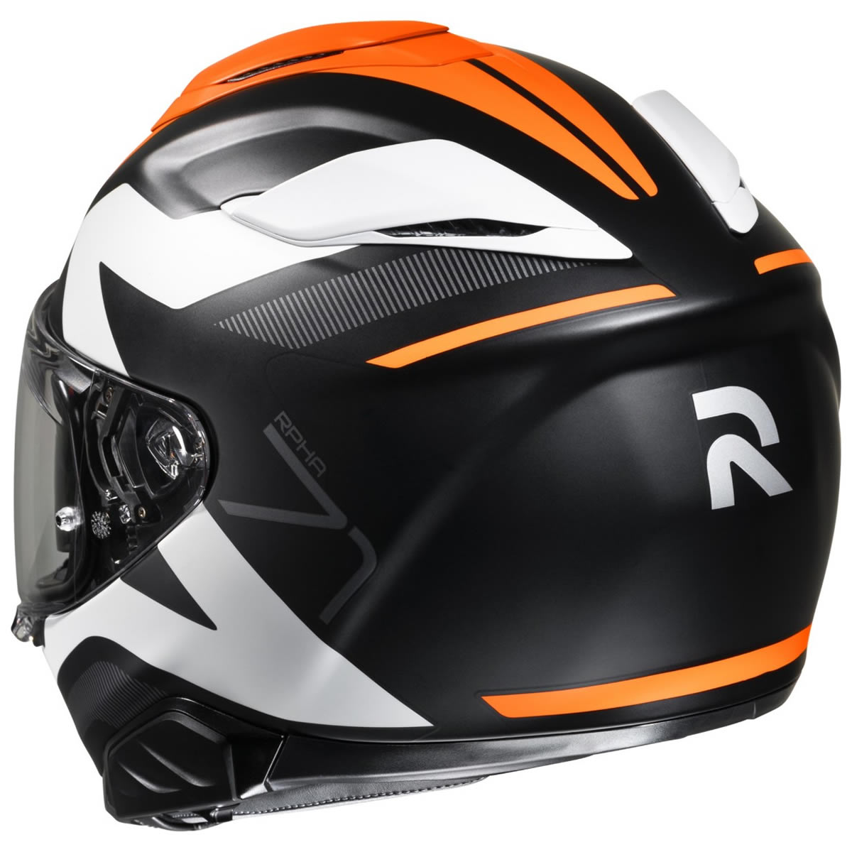 HJC Helm RPHA 71 Pinna, schwarz-weiß-orange matt
