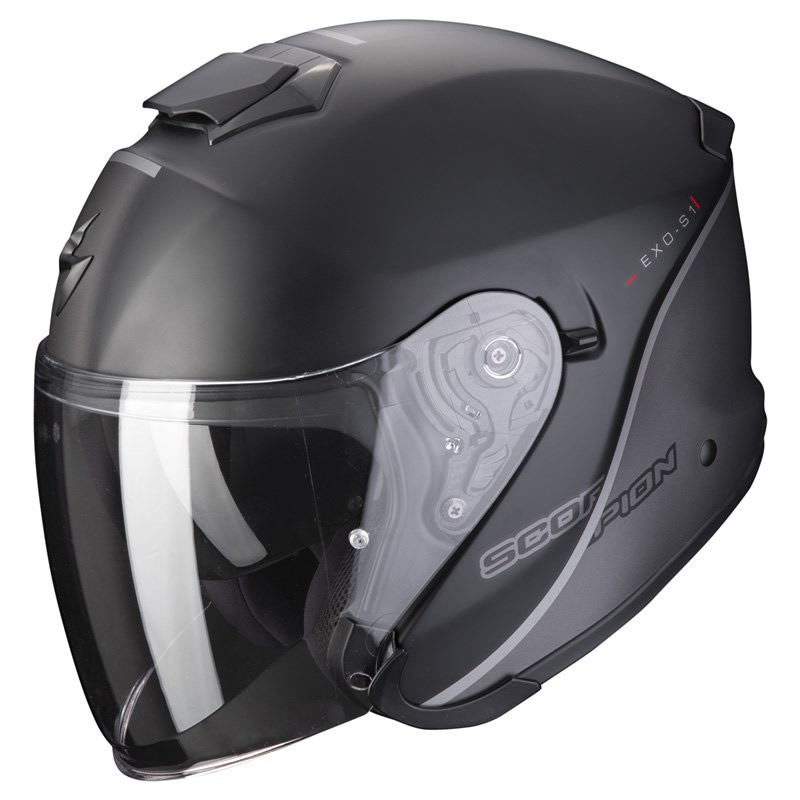 Scorpion Helm EXO-S1 Essence, schwarz-silber matt