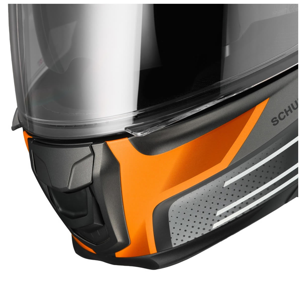 Schuberth S3 Storm Helm, schwarz-orange matt