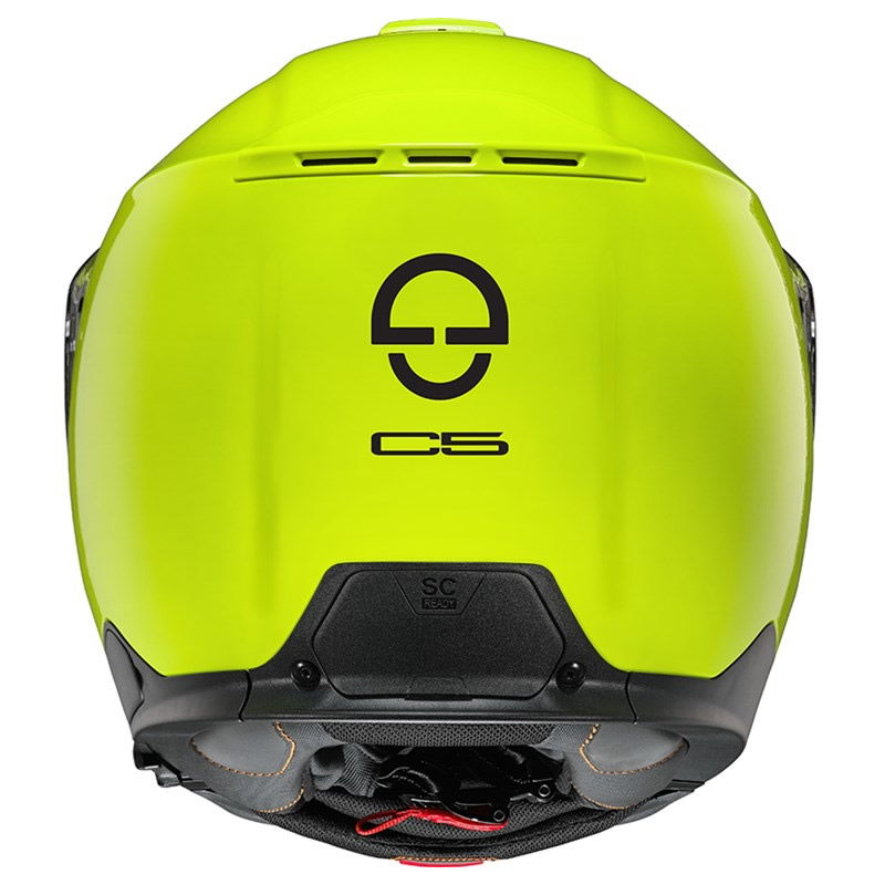 Schuberth C5 Solid Helm, fluogelb