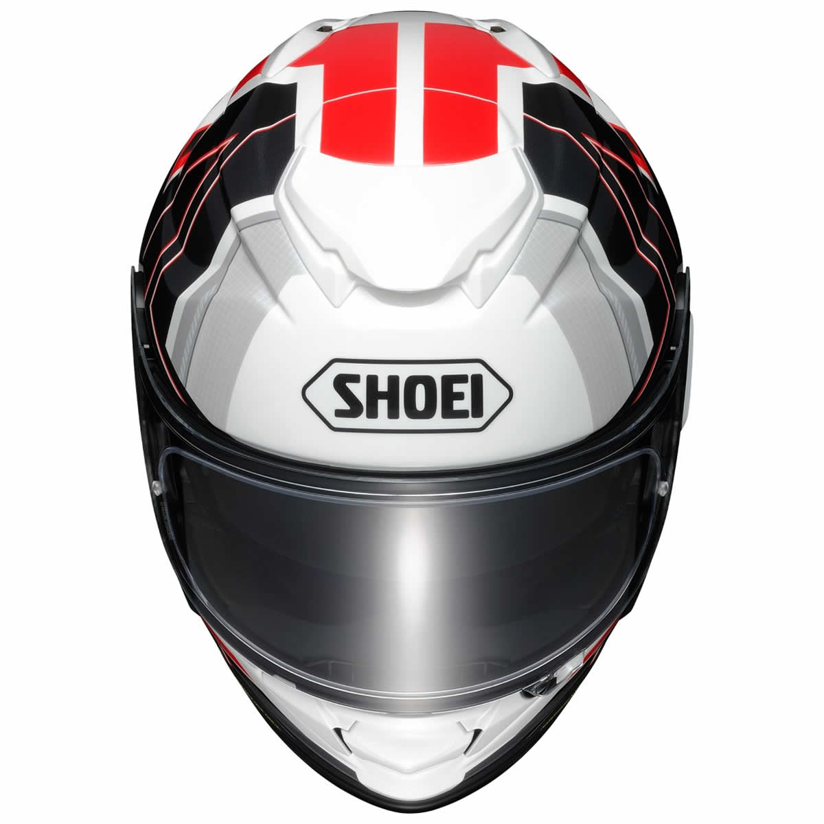 Shoei Helm GT-Air II Aperture TC-6, weiß-rot-schwarz