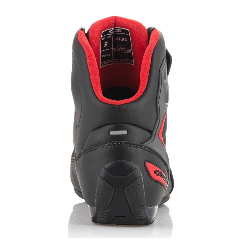 Alpinestars Schuhe Faster-3, schwarz-grau-rot