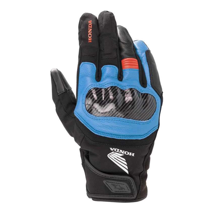 Alpinestars Handschuhe SMX-Z Drystar Honda, schwarz-blau-rot