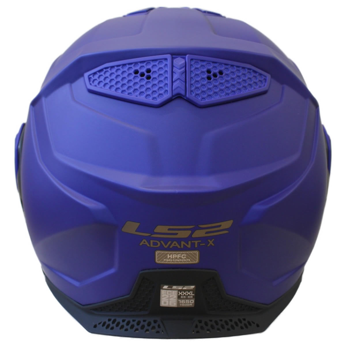 LS2 Helmets Klapphelm Advant X Solid FF901, blau matt