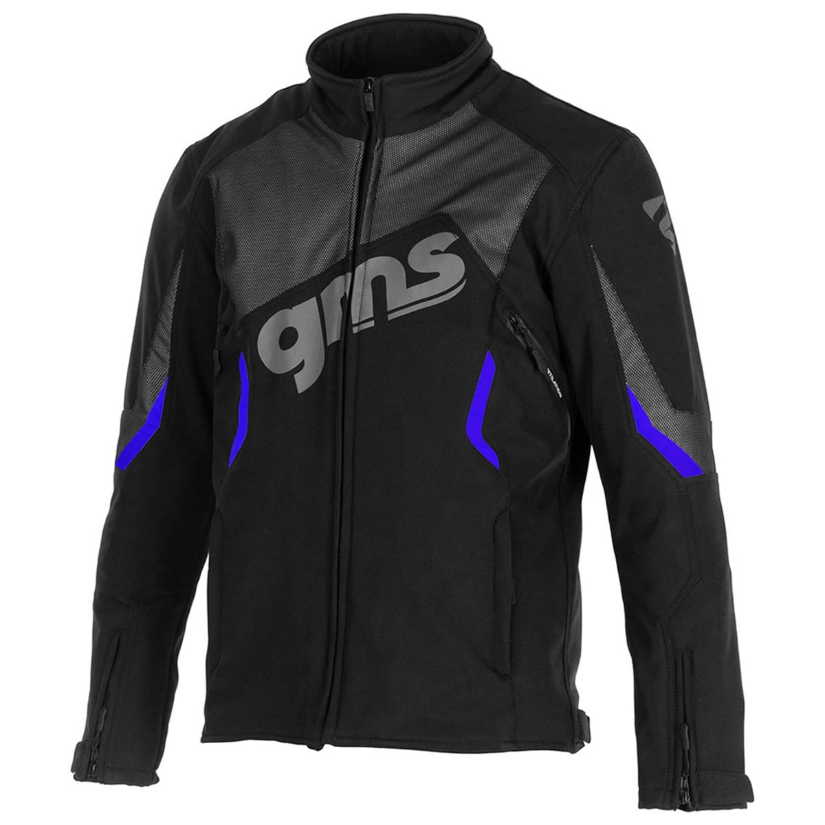 GMS Arrow Softshell-Jacke, schwarz-blau
