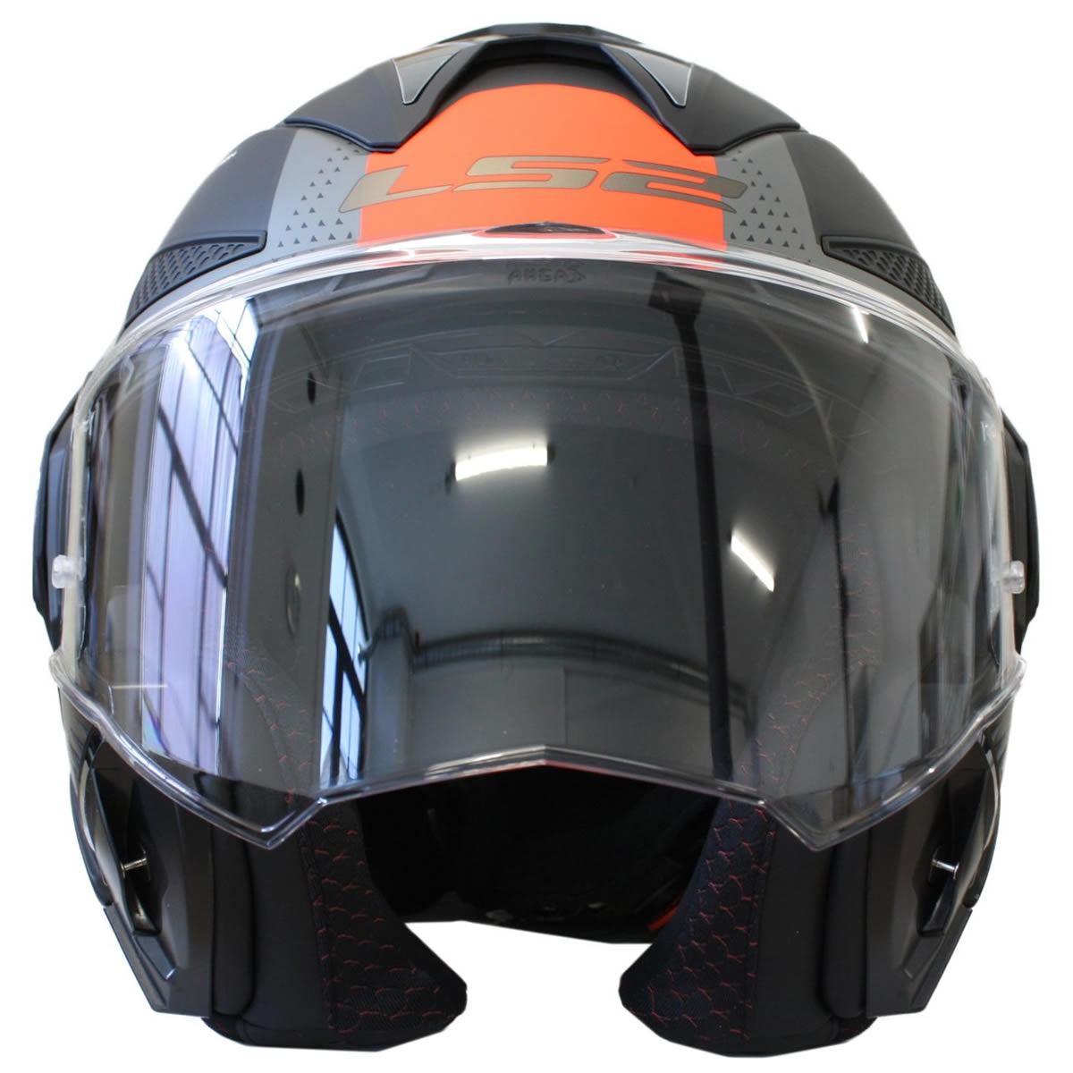 LS2 Helmets Klapphelm Advant X Oblivion FF901, schwarz-titan matt