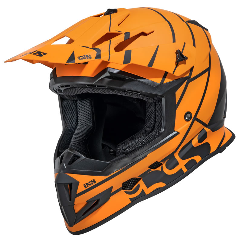 iXS Helm 361 2.2, matt orange-schwarz
