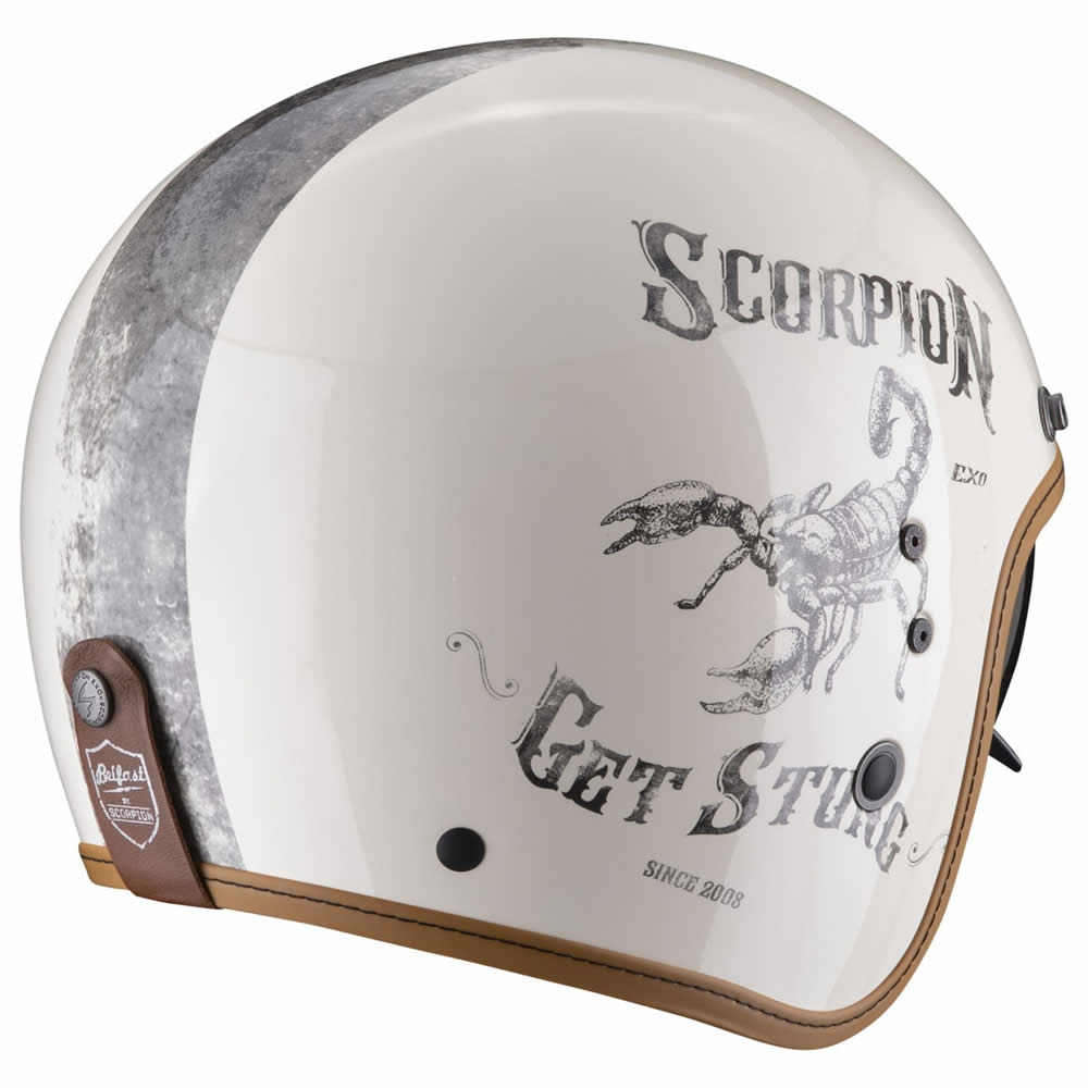 Scorpion Helm Belfast Evo Pique, creme-schwarz