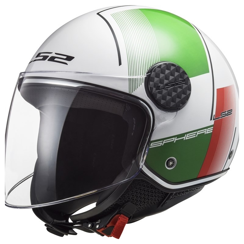 LS2 Helmets Helm Sphere Lux Firm OF558, weiß-grün-rot