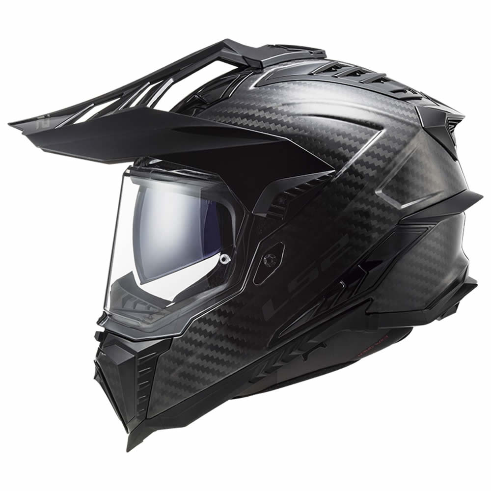LS2 Helmets Endurohelm Explorer C MX701, Carbon glanz