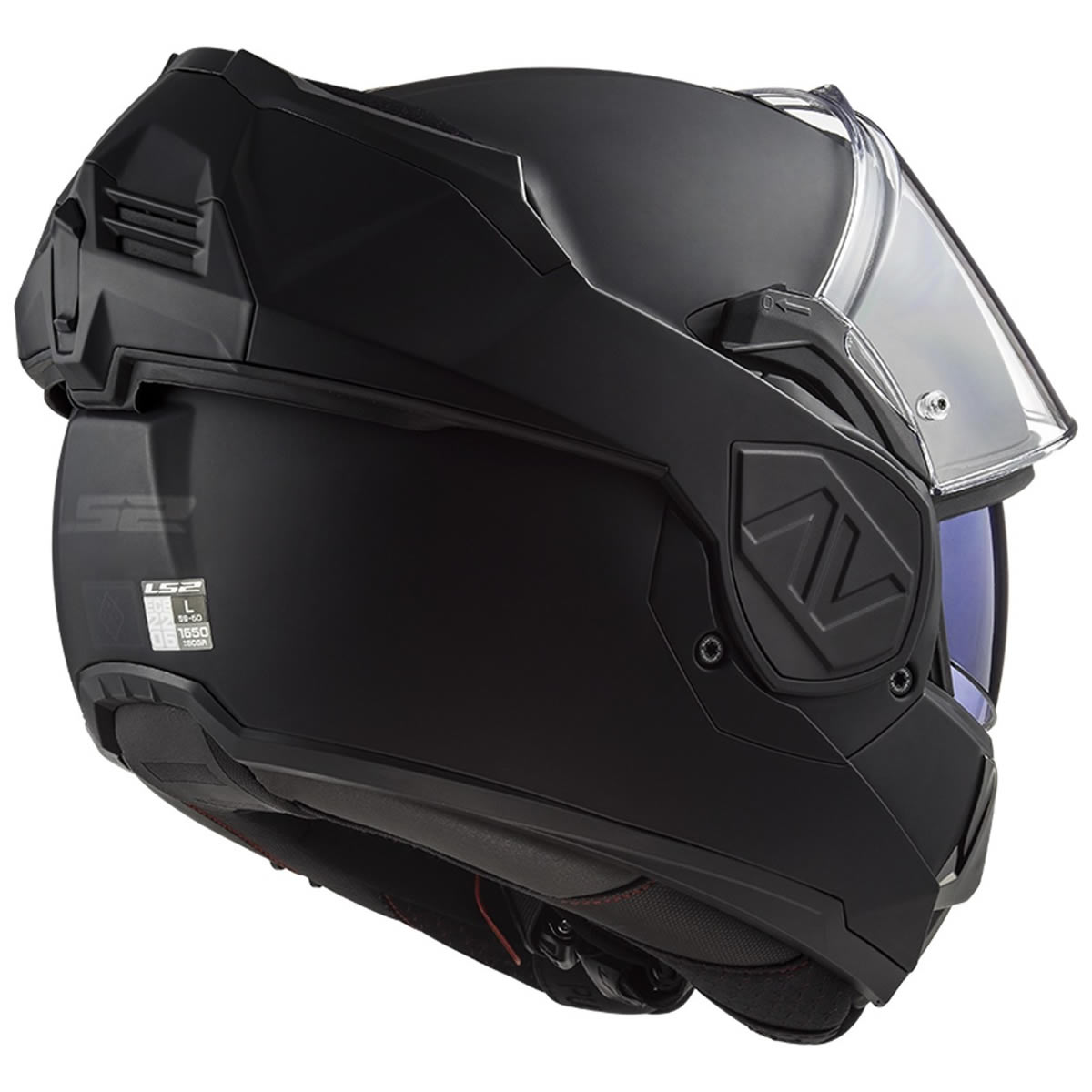 LS2 Helmets Klapphelm Advant Noir FF906, schwarz matt