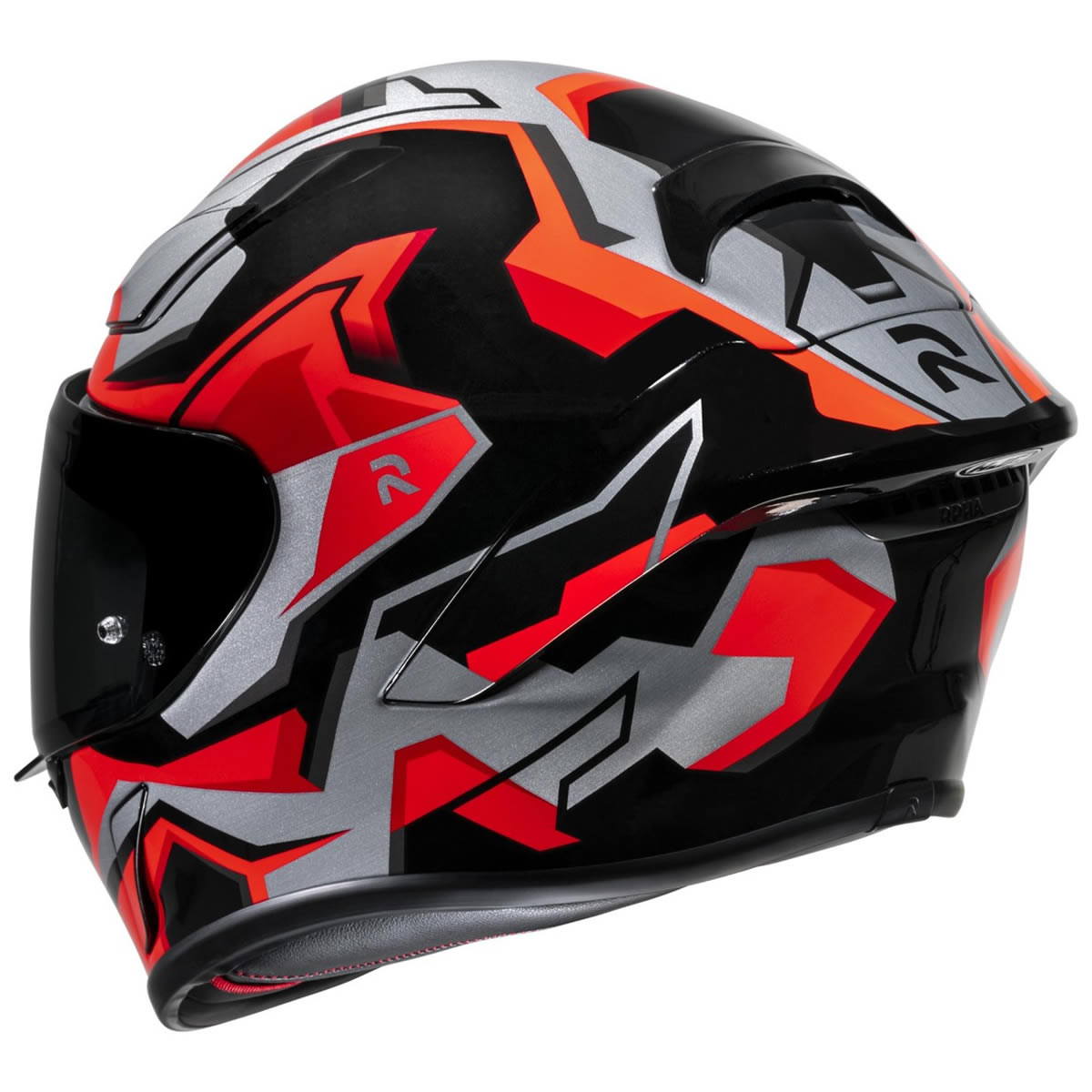 HJC Helm RPHA 1 Nomaro, schwarz-rot-silber