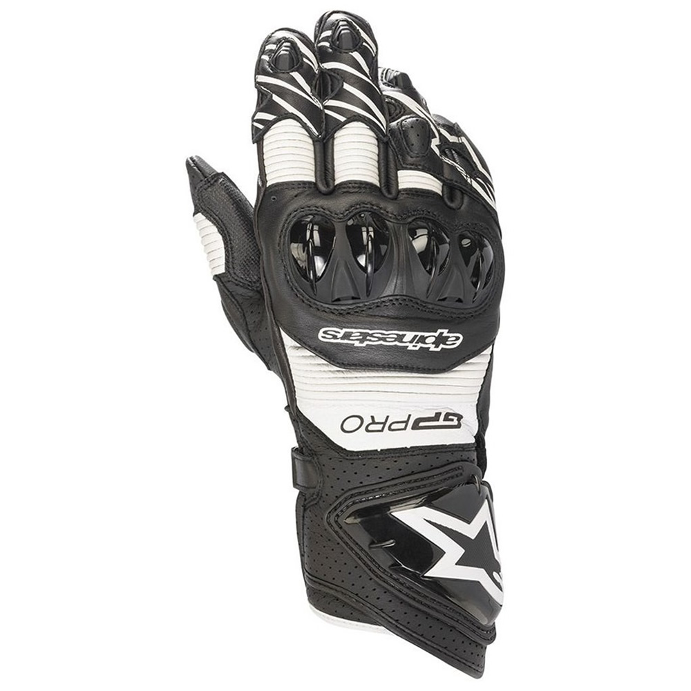 Alpinestars Handschuhe GP Pro R3, schwarz-weiß