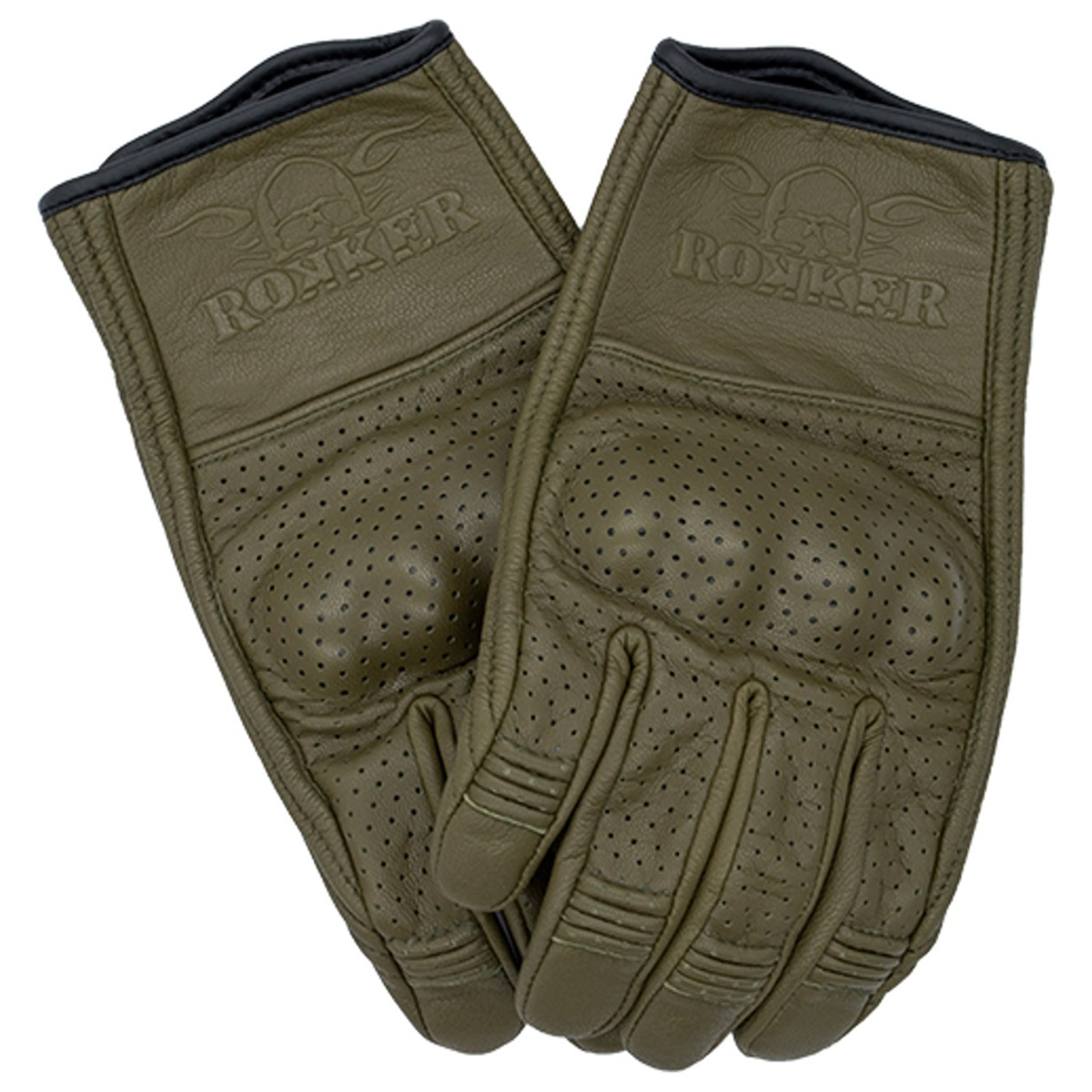 ROKKER Handschuhe Tucson Perforated, olive