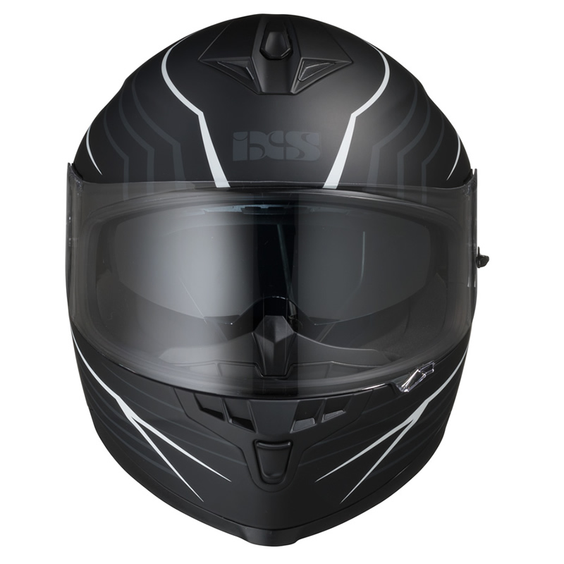 iXS Helm 1100 2.1, schwarz-weiß matt