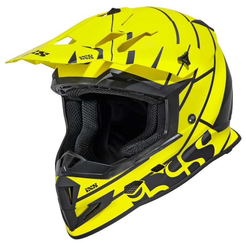 iXS Helm 361 2.2, matt gelb-schwarz