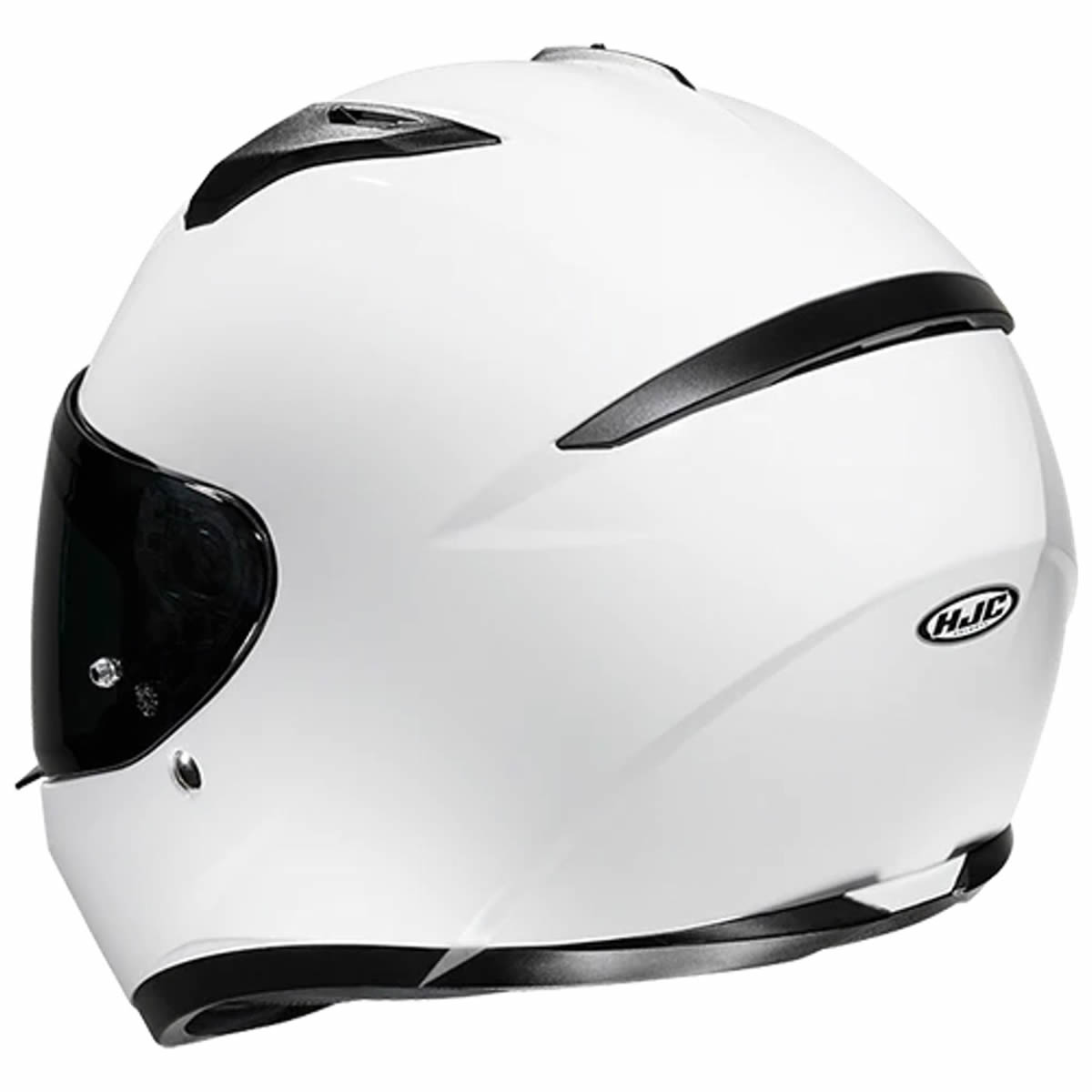 HJC C10 Solid Helm, weiß