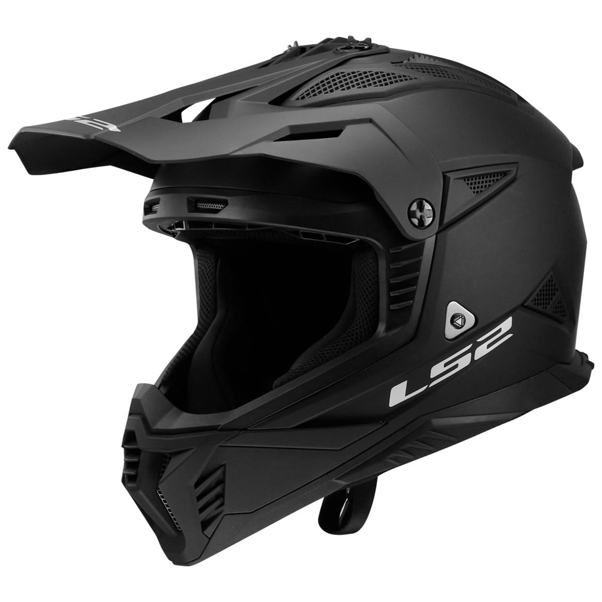 LS2 Fast II MX708 Helm, schwarz matt