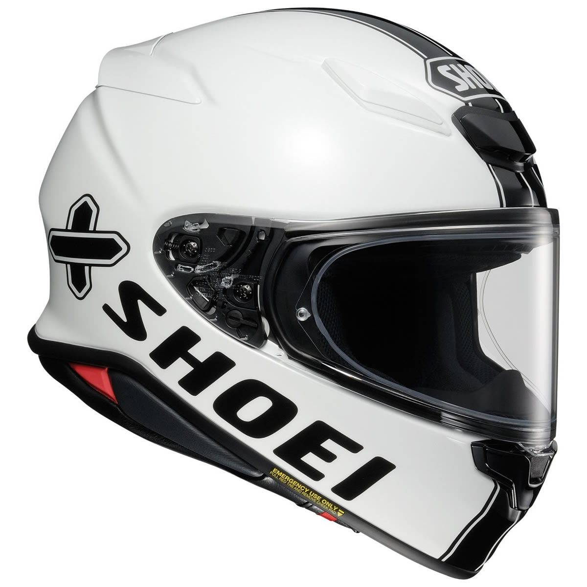 Shoei Helm NXR2 Ideograph TC-6, weiß-schwarz-blau