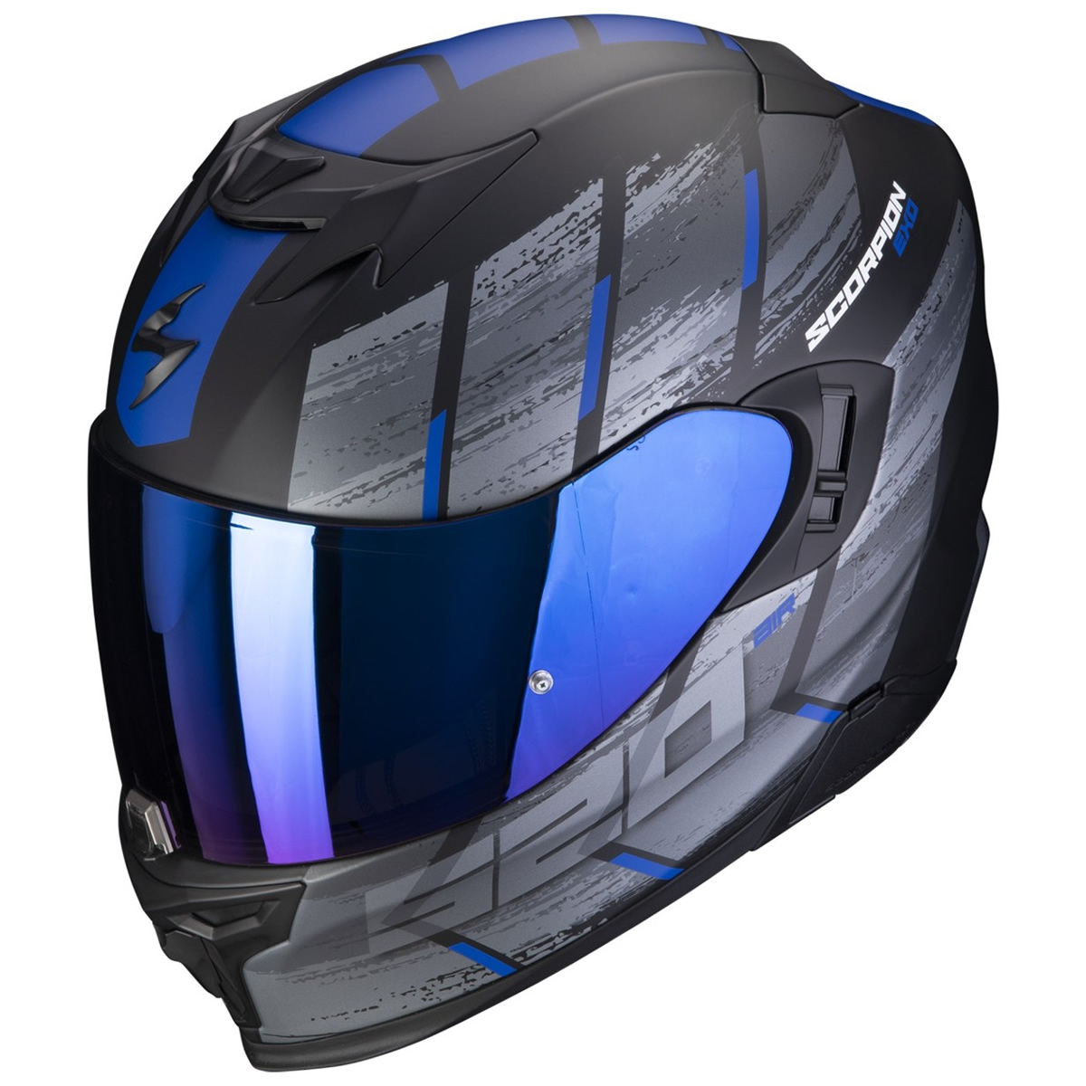 Scorpion Helm EXO-520 EVO Air Maha, schwarz-blau matt
