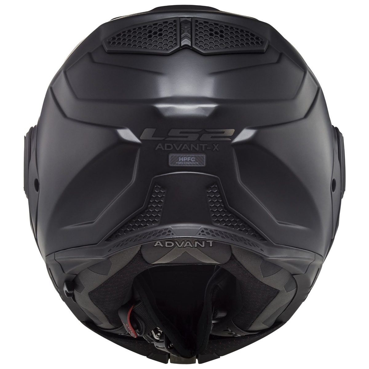 LS2 Helmets Klapphelm Advant X Solid FF901, schwarz matt