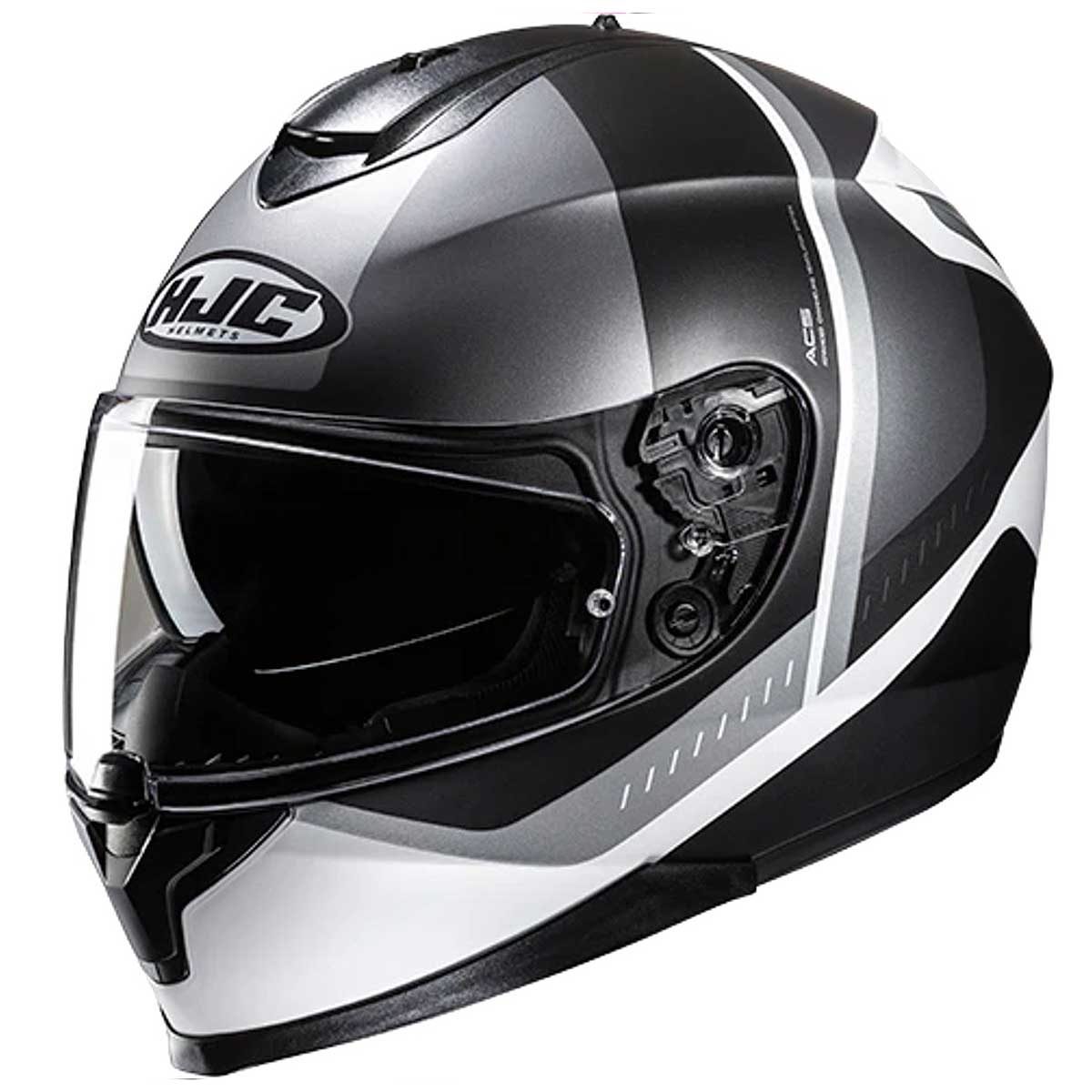 HJC C70N Alia MC5SF Helm, weiß-anthrazit-silber-schwarz