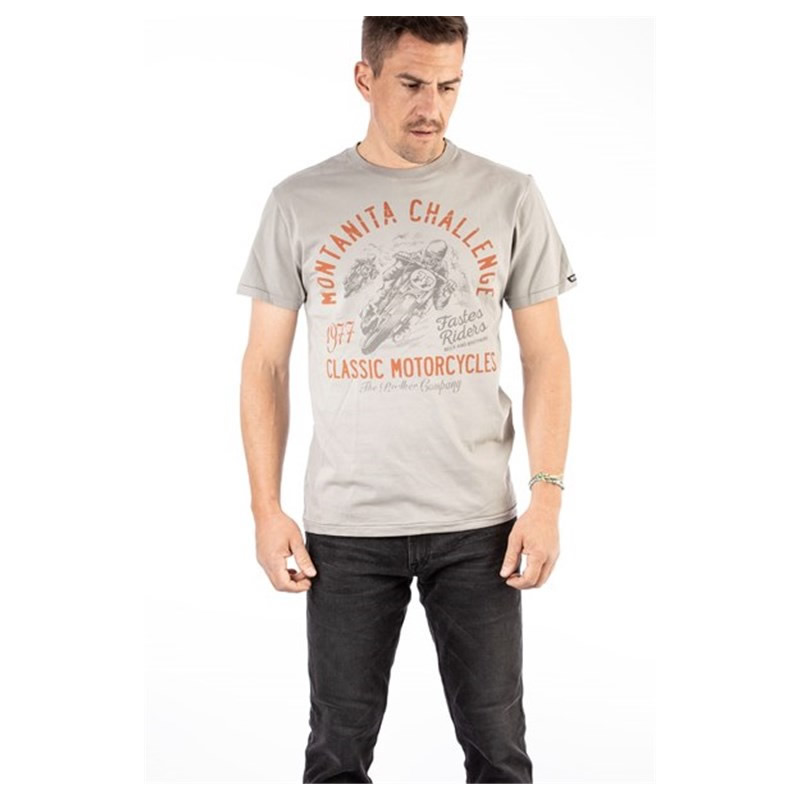 ROKKER T-Shirt Montanita Classic, hellgrau