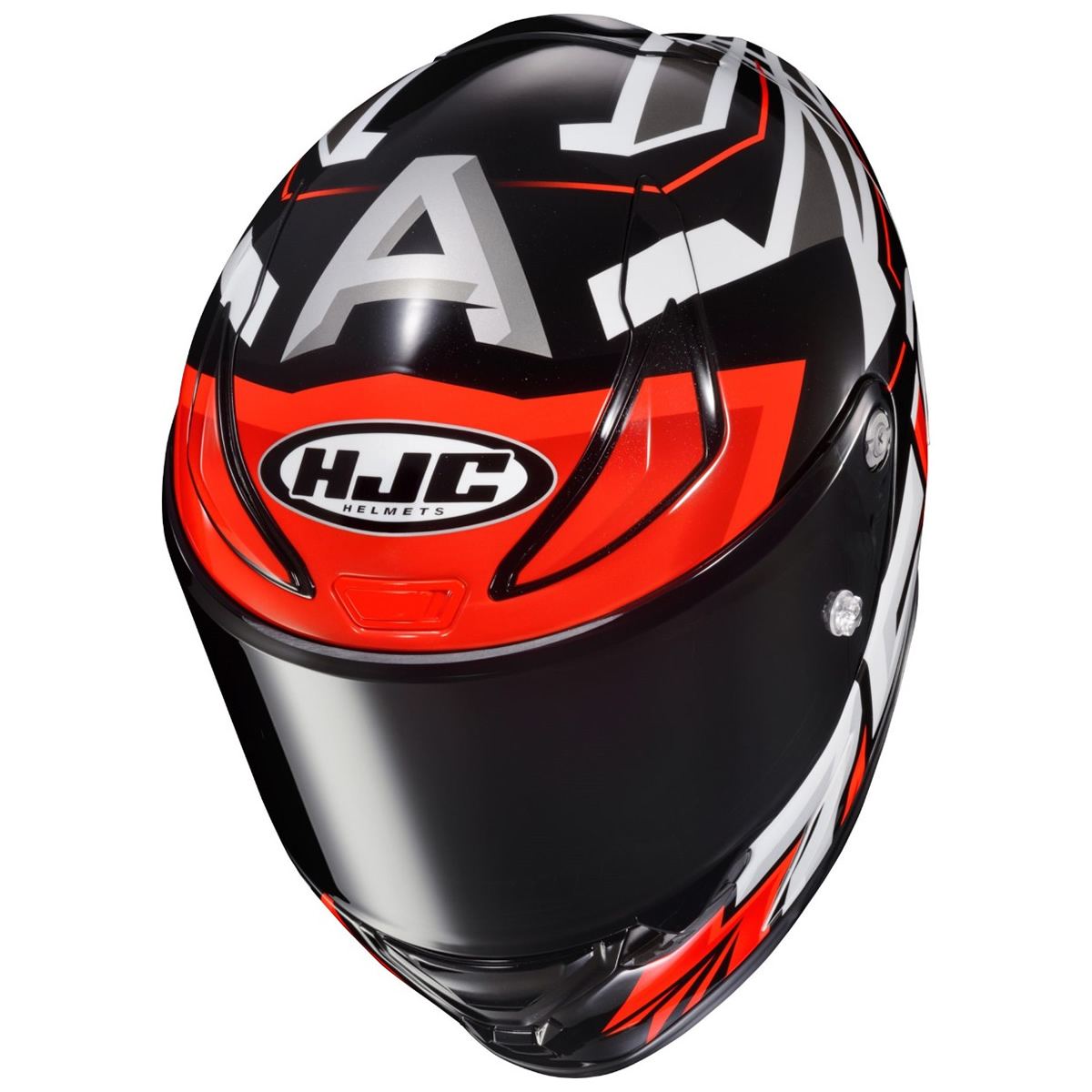 HJC Helm RPHA 1 Arenas Replica, schwarz-weiß-rot glanz