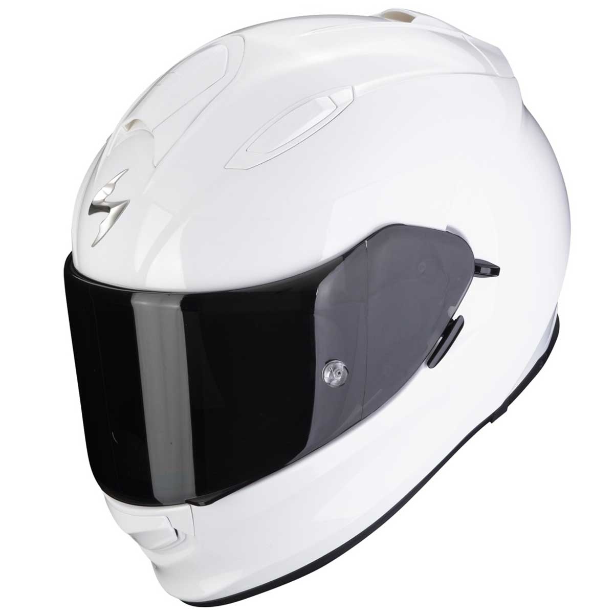 Scorpion EXO-491 Solid Helm, weiß