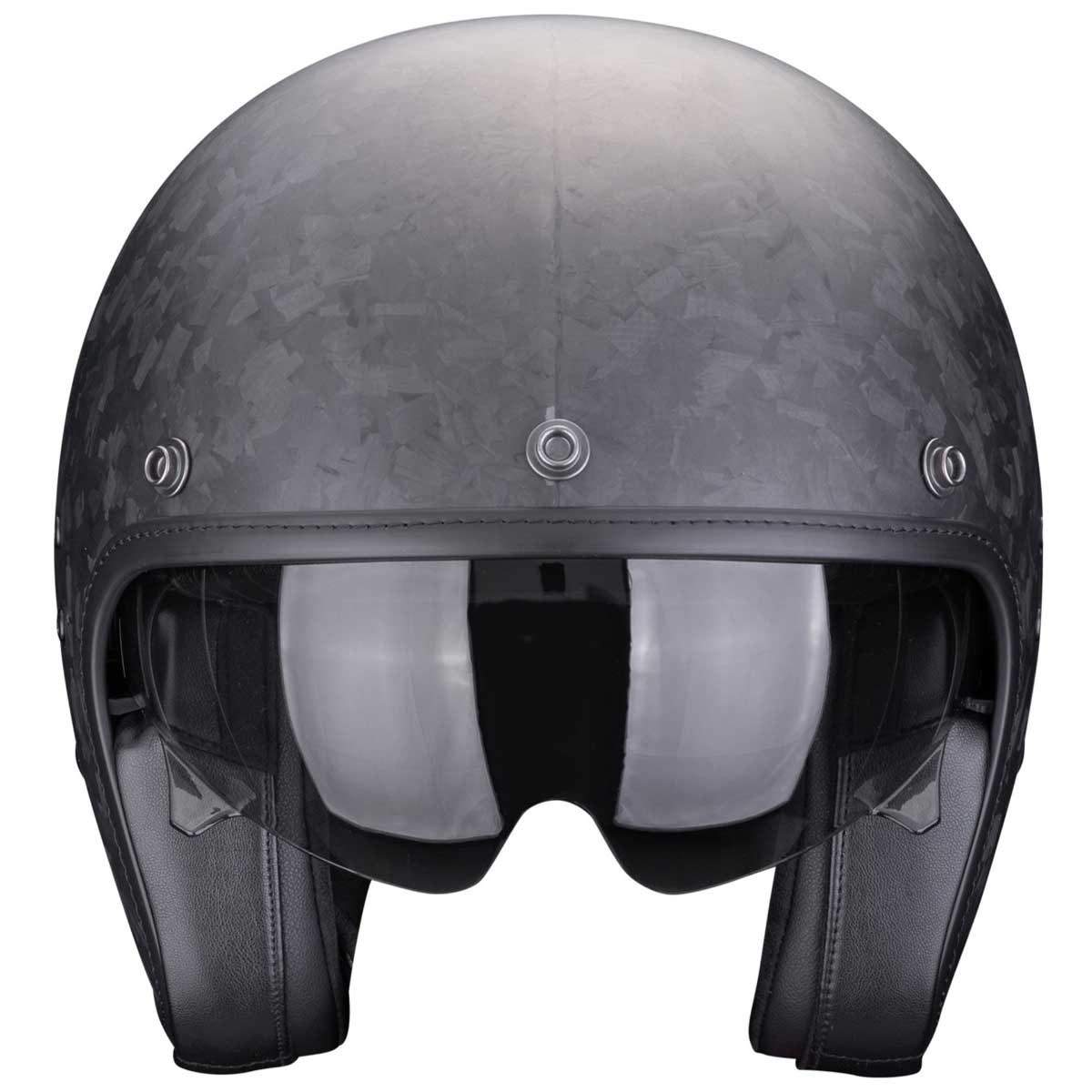 Scorpion Belfast Evo Carbon Onyx Helm, schwarz matt
