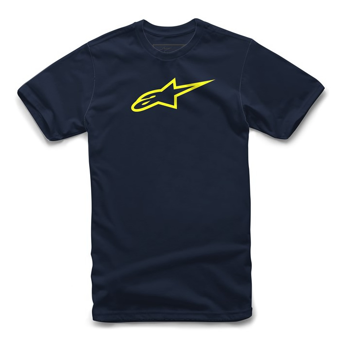 Alpinestars T-Shirt Ageless, blau-fluogelb