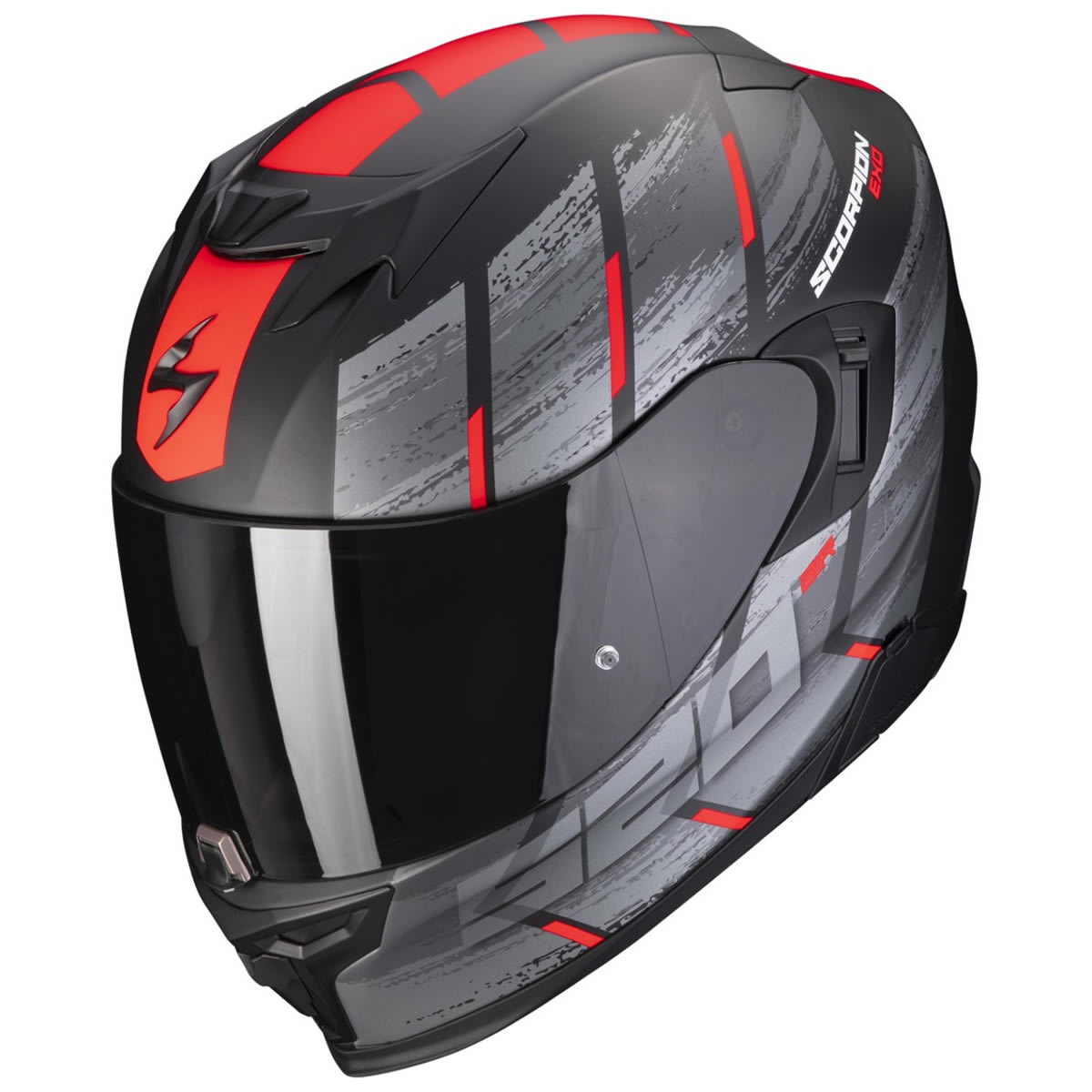 Scorpion Helm EXO-520 EVO Air Maha, schwarz-rot matt