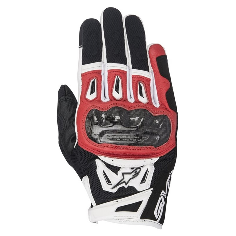 Alpinestars Handschuhe SMX-2 Air Carbon V2, schwarz-rot-weiß