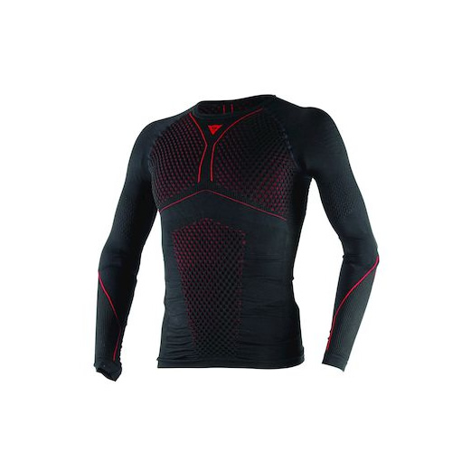 Dainese Shirt D-Core Thermo lang, schwarz-rot