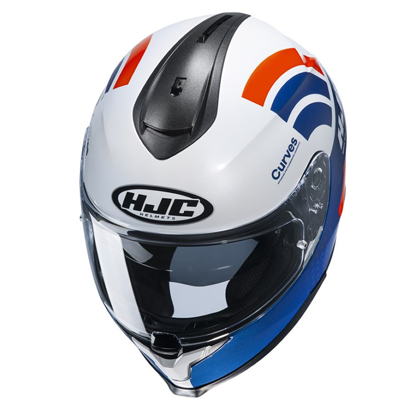 HJC Helm C70 Curves MC27, blau-weiß-rot