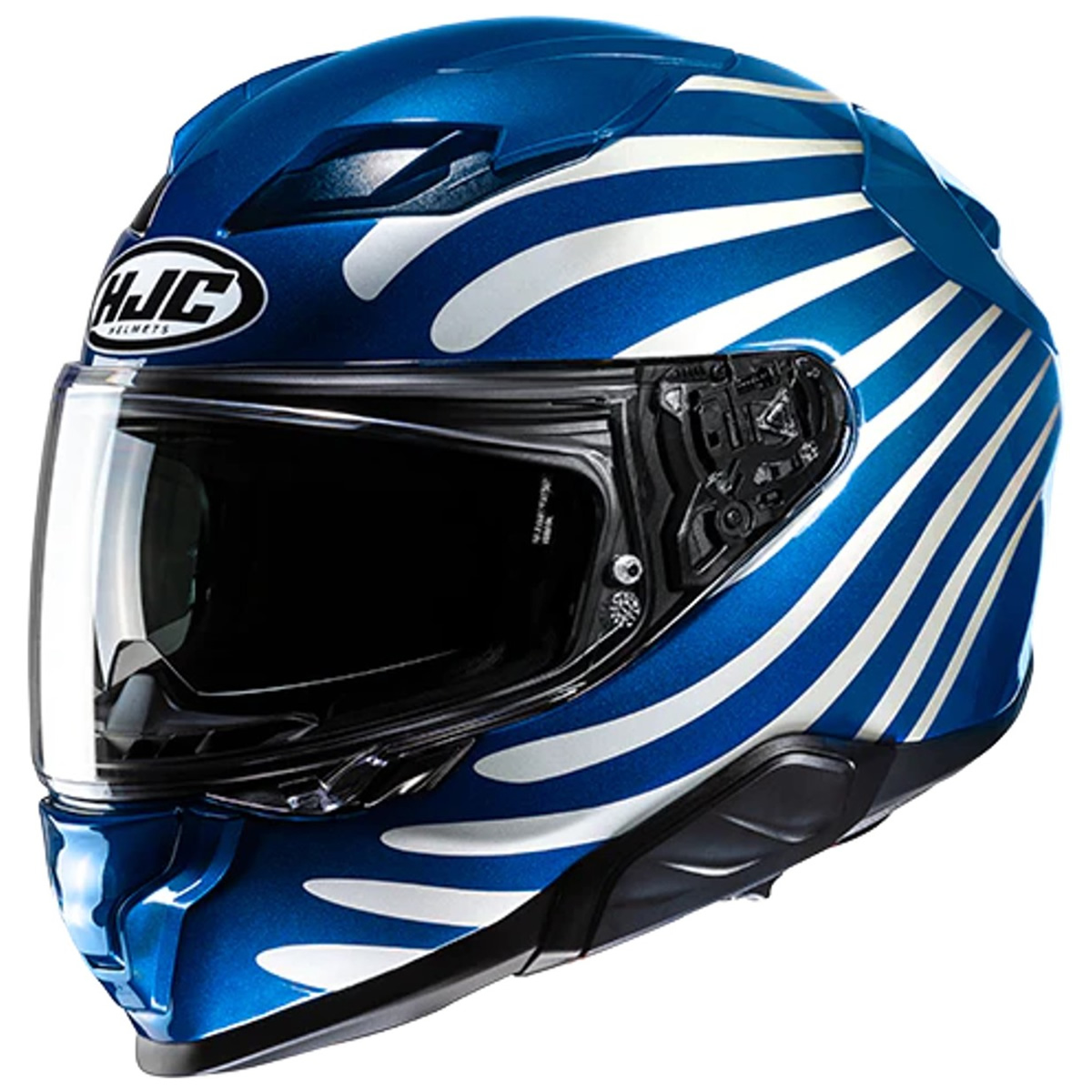 HJC F71 Zen Helm, blau-weiß