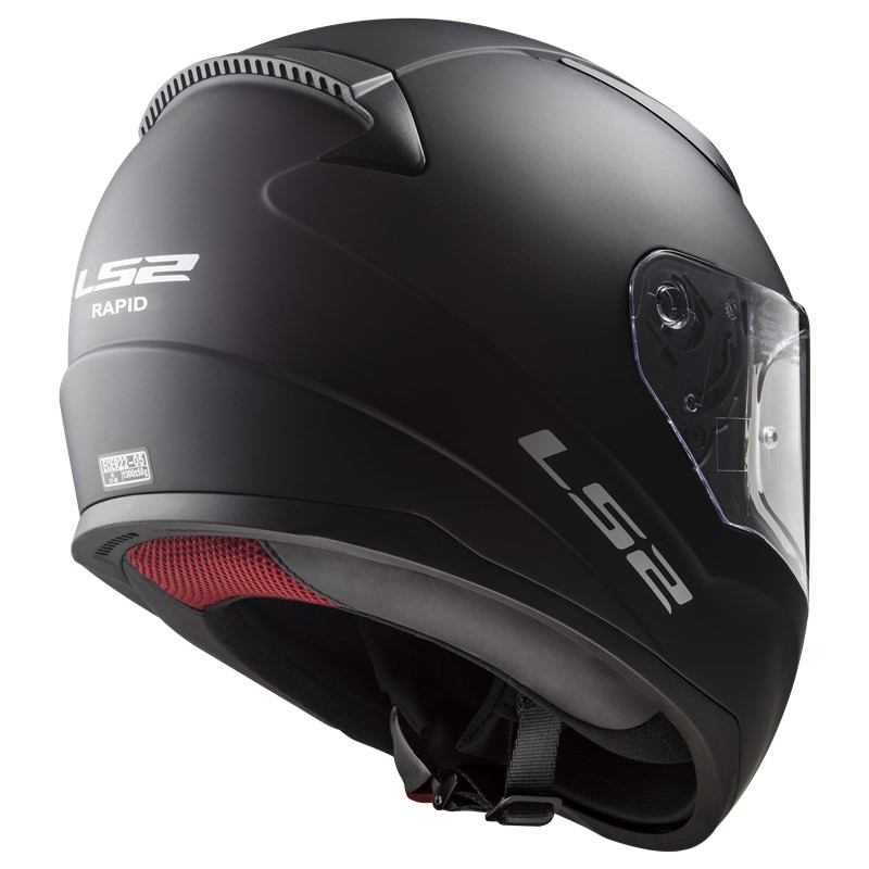 LS2 Helmets Helm Rapid Solid FF353, schwarz matt