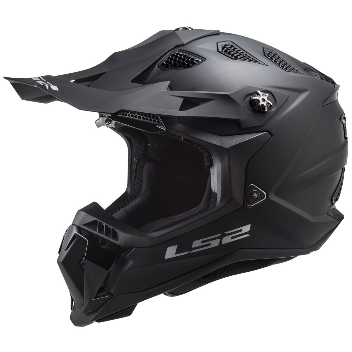 LS2 Helmets Subverter Evo II Noir MX700 Helm, schwarz matt