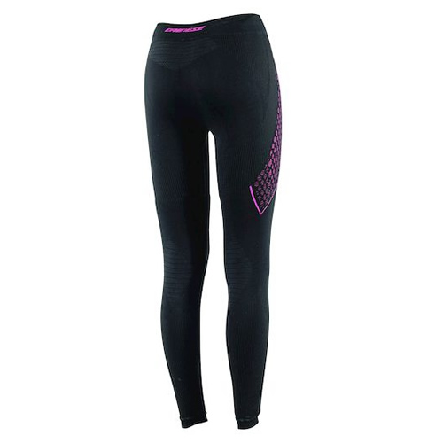 Dainese Hose D-Core Thermo Lady lang, schwarz-fuchsia