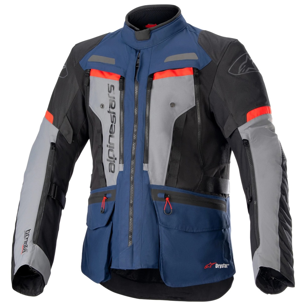 Alpinestars Textiljacke Bogota Pro Drystar®, blau-schwarz-rot