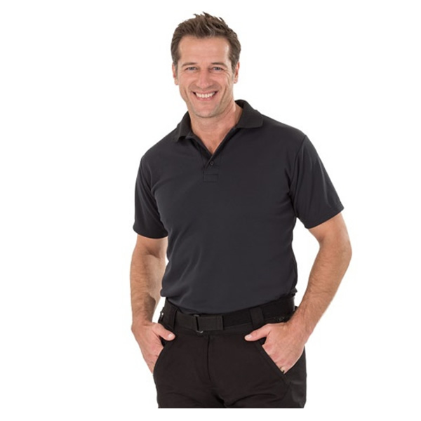 Stadler Shirt Funktions-Polo, schwarz
